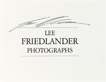 LEE FRIEDLANDER. A selection of 5 titles from this iconic photographer.